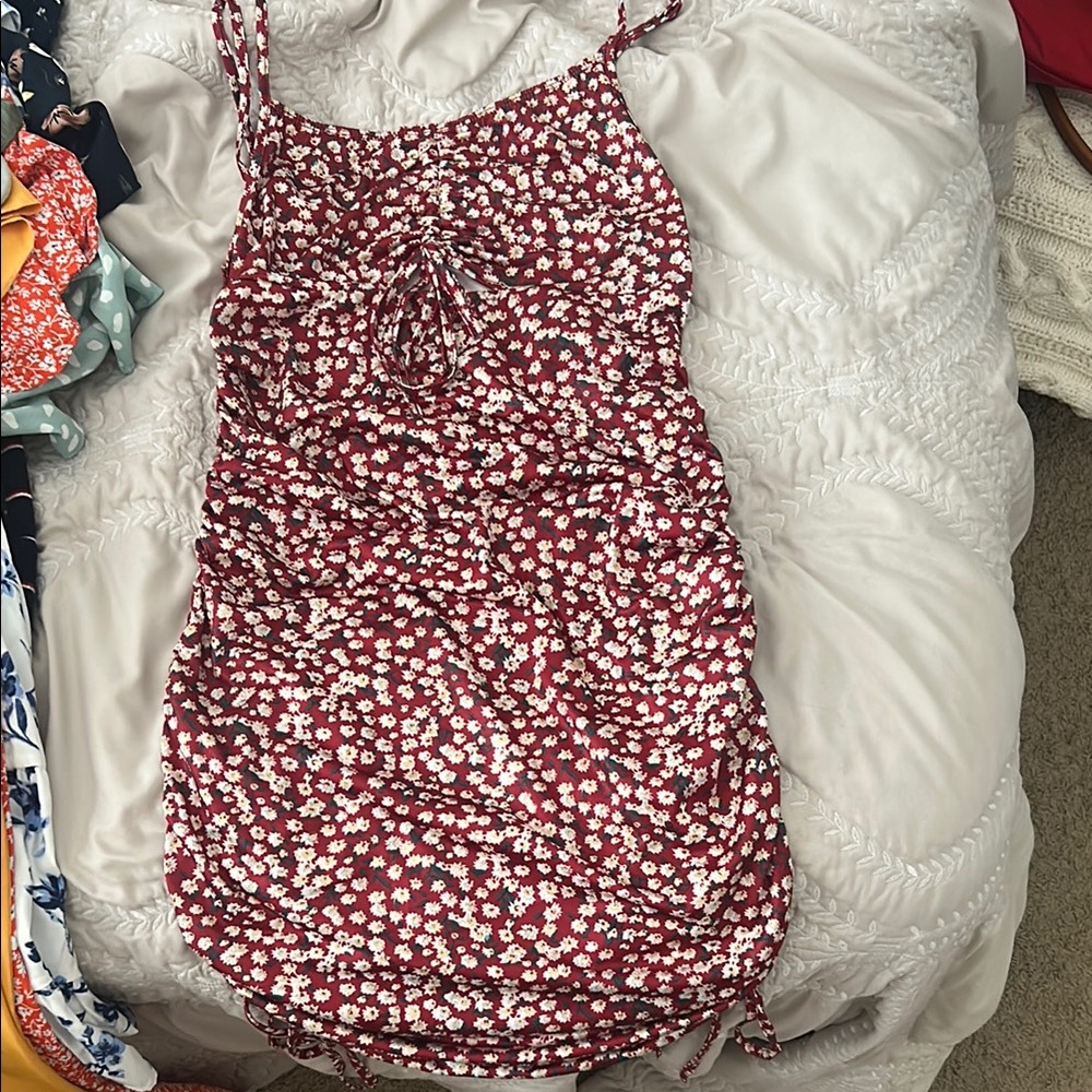 Floral Spaghetti Strap Dress